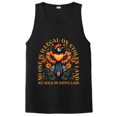 No One is Illegal on Stolen Land We Walk On Native Land PosiCharge Competitor Tank