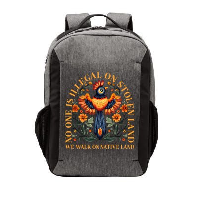 No One is Illegal on Stolen Land We Walk On Native Land Vector Backpack