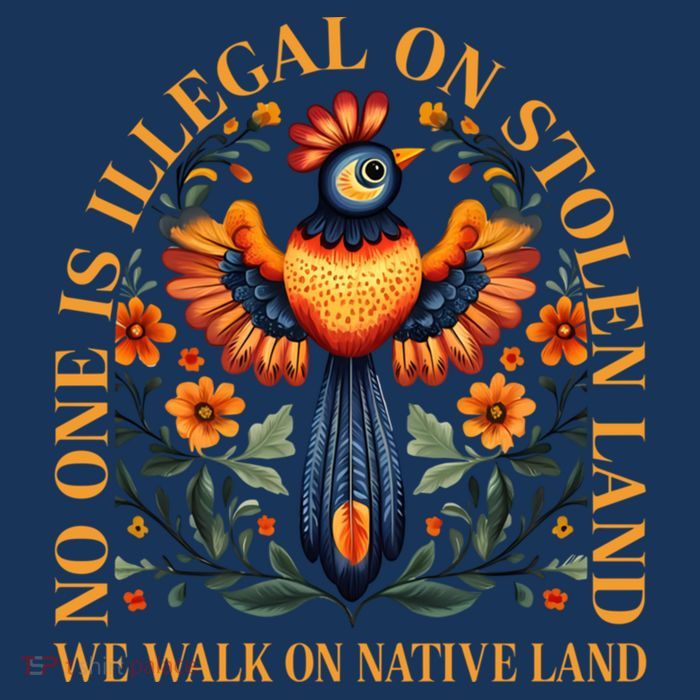 No One is Illegal on Stolen Land We Walk On Native Land Visor