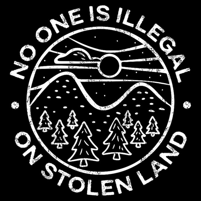No one is illegal on stolen land Native Tribe Wool Snapback Cap