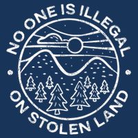 No one is illegal on stolen land Native Tribe 16 in Basic Backpack
