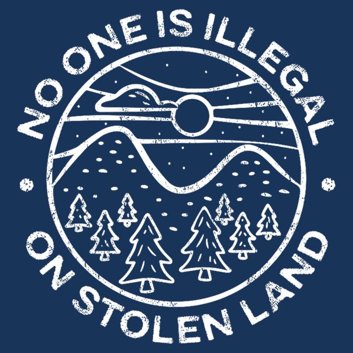 No one is illegal on stolen land Native Tribe Zip Tote Bag