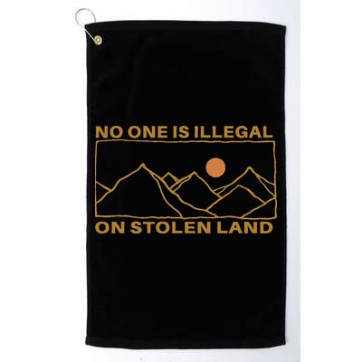 No One Is Illegal On Stolen Land Golf Towel