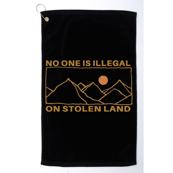 No One Is Illegal On Stolen Land Golf Towel