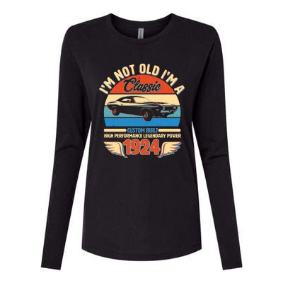 Not Old Im A Classic 1924 Car Lovers 100th Birthday Womens Cotton Relaxed Long Sleeve T-Shirt