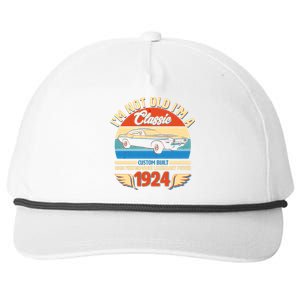 Not Old Im A Classic 1924 Car Lovers 100th Birthday Snapback Five-Panel Rope Hat