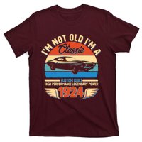 Not Old Im A Classic 1924 Car Lovers 100th Birthday T-Shirt