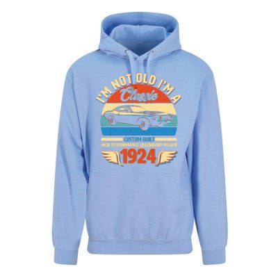 Not Old Im A Classic 1924 Car Lovers 100th Birthday Unisex Surf Hoodie