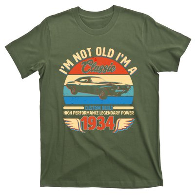 Not Old Im A Classic 1934 Car Lovers 90th Birthday T-Shirt