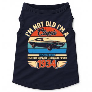 Not Old Im A Classic 1934 Car Lovers 90th Birthday Doggie Tank