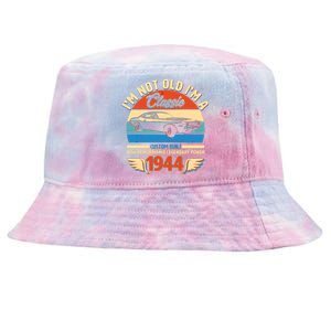 Not Old Im A Classic 1944 Car Lovers 80th Birthday Tie-Dyed Bucket Hat