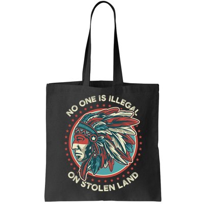 No One Is Illegal On Stolen Land Anti Trump Protest Bag