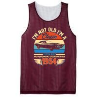 Not Old Im A Classic 1954 Car Lovers 70th Birthday Mesh Reversible Basketball Jersey Tank