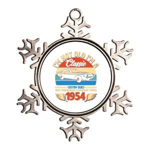 Not Old Im A Classic 1954 Car Lovers 70th Birthday Metallic Star Ornament