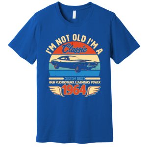 Not Old Im A Classic 1964 Car Lovers 60th Birthday Premium T-Shirt