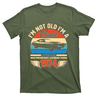 Not Old Im A Classic 1974 Car Lovers 50th Birthday T-Shirt