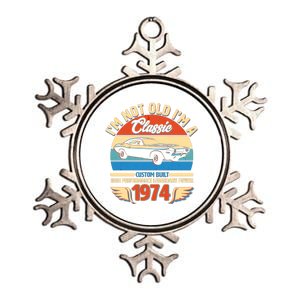 Not Old Im A Classic 1974 Car Lovers 50th Birthday Metallic Star Ornament