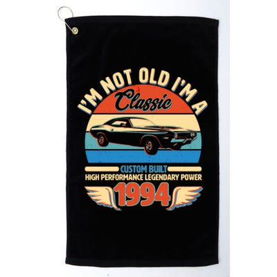 Not Old Im A Classic 1994 Car Lovers 30th Birthday Platinum Collection Golf Towel