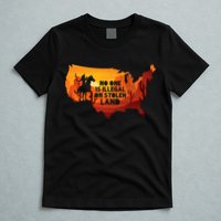 No One Is Illegal On Stolen Land Support Immigration T-Shirt