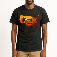No One Is Illegal On Stolen Land Support Immigration Tall T-Shirt