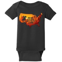No One Is Illegal On Stolen Land Support Immigration Baby Bodysuit