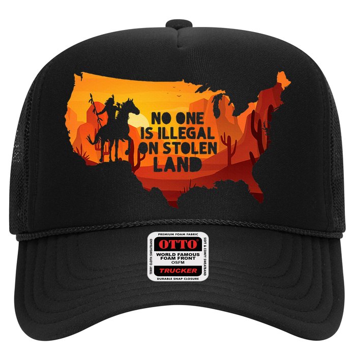 No One Is Illegal On Stolen Land Support Immigration Hat