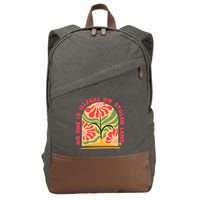No One Is Illegal On Stolen Land Human Rights Immigration Cotton Canvas Backpack