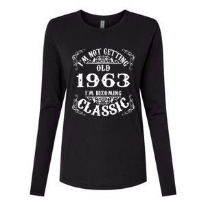 Not Old I Am Classic 1963 60th Birthday Gift For 60 Year Old Womens Cotton Relaxed Long Sleeve T-Shirt