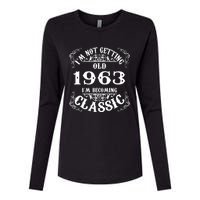 Not Old I Am Classic 1963 60th Birthday Gift For 60 Year Old Womens Cotton Relaxed Long Sleeve T-Shirt