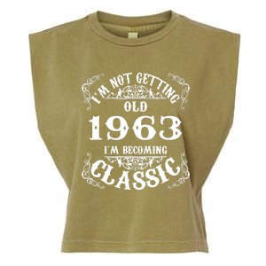 Not Old I Am Classic 1963 60th Birthday Gift For 60 Year Old Garment-Dyed Women's Muscle Tee