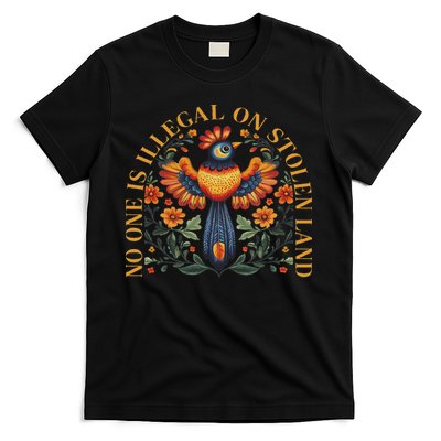 No One Is Illegal On Stolen Land Native Americans Vintage T-Shirt