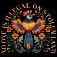 No One Is Illegal On Stolen Land Native Americans Vintage Tall T-Shirt