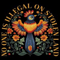 No One Is Illegal On Stolen Land Native Americans Vintage Toddler T-Shirt