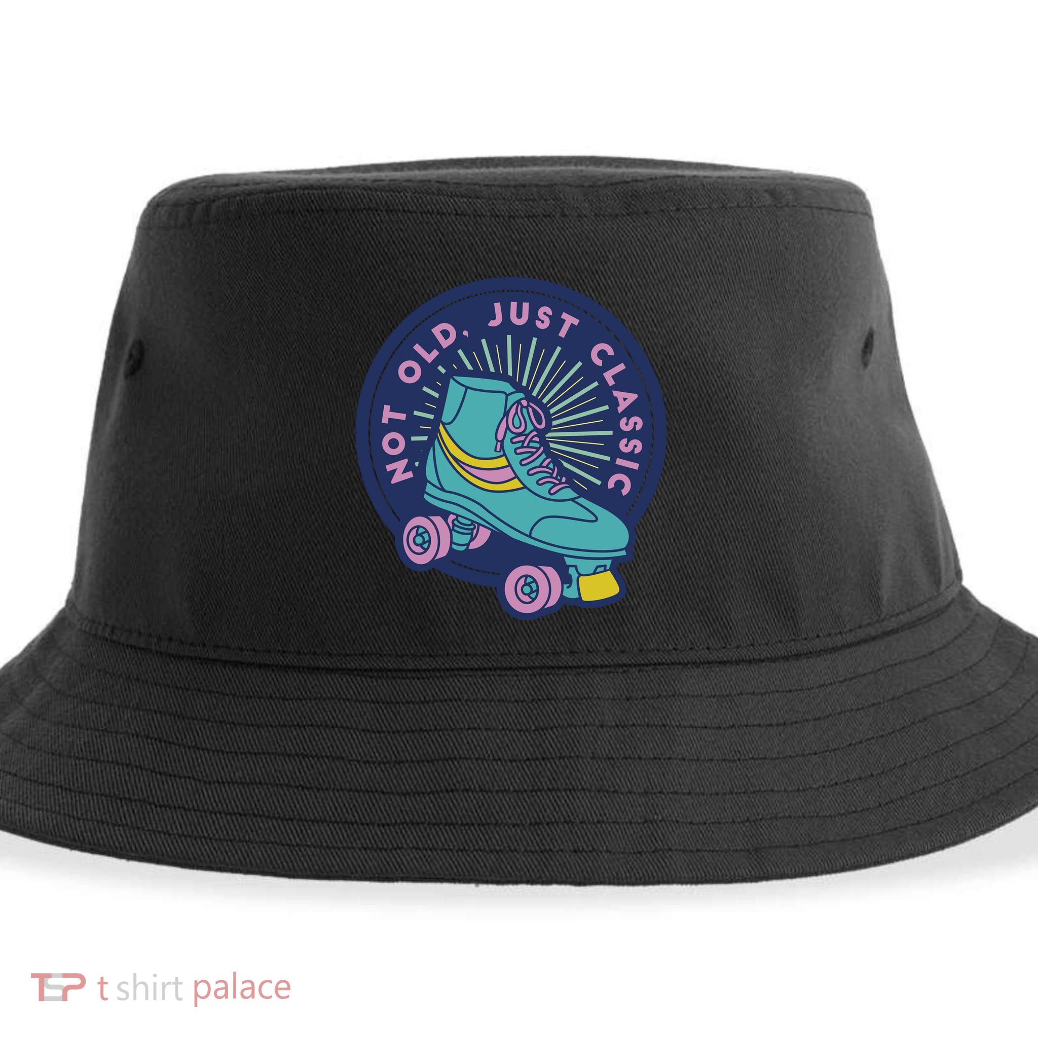 Not Old Just Classic Rollerskate Sustainable Bucket Hat
