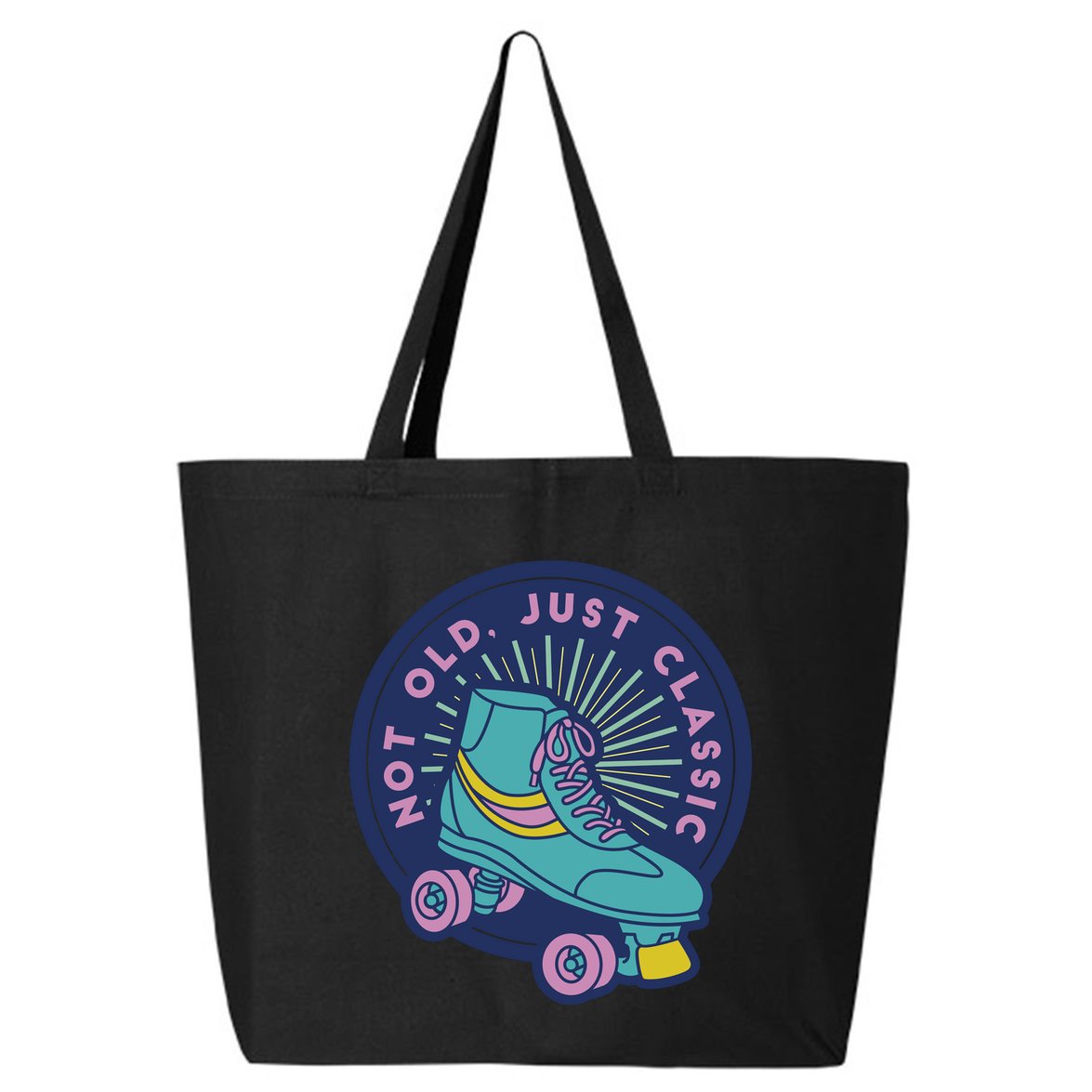 Not Old Just Classic Rollerskate 25L Jumbo Tote