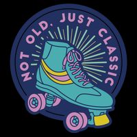 Not Old Just Classic Rollerskate Visor