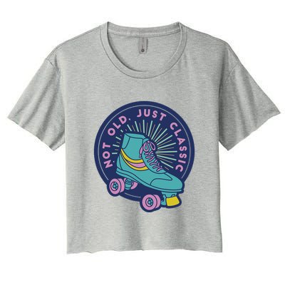 Not Old Just Classic Rollerskate Crop Top