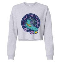 Not Old Just Classic Rollerskate Cropped Pullover Crew