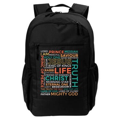 Names of Jesus Christian Backpack