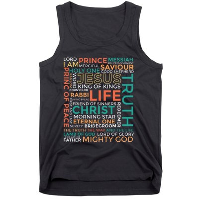 Names of Jesus Christian Tank Top