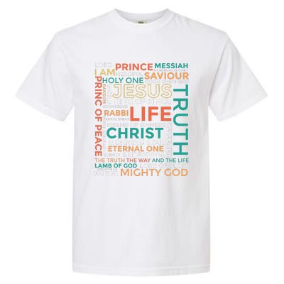 Names of Jesus Christian Garment-Dyed Heavyweight T-Shirt