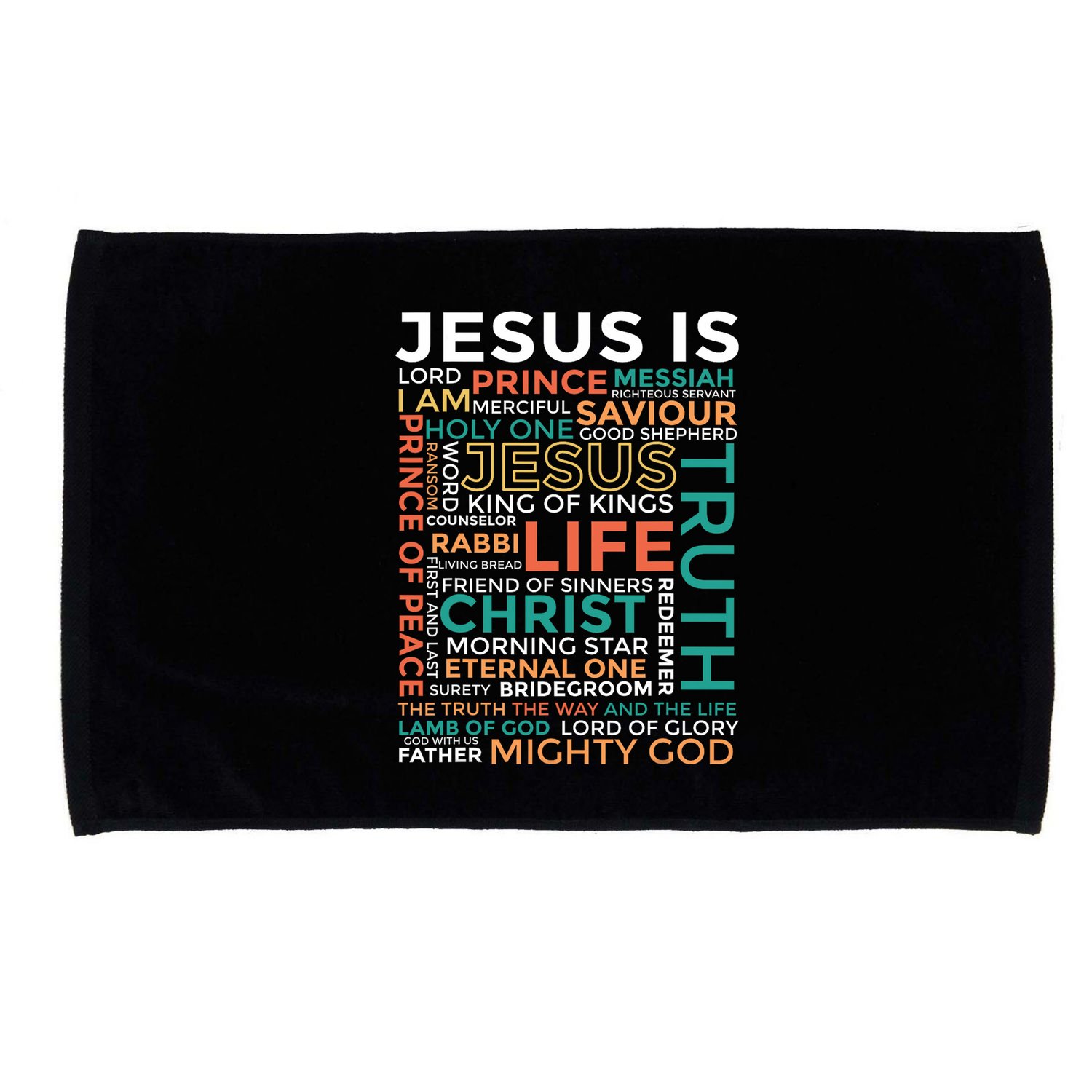 Names Of Jesus Jesus Is Christian Microfiber Hand Towel
