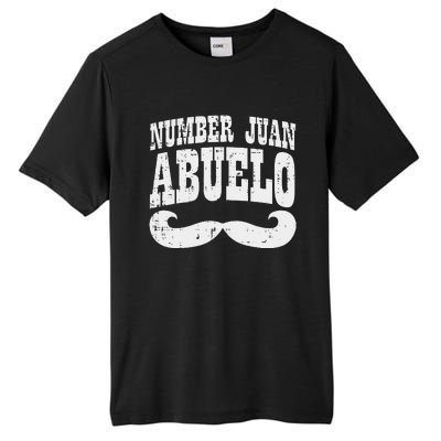 Number One Juan Abuelo Spanish Fathers Day Mexican Grandpa Tall Fusion ChromaSoft Performance T-Shirt