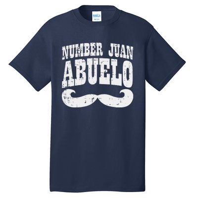 Number One Juan Abuelo Spanish Fathers Day Mexican Grandpa Tall T-Shirt