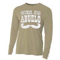 Number One Juan Abuelo Spanish Fathers Day Mexican Grandpa Cooling Performance Long Sleeve Crew