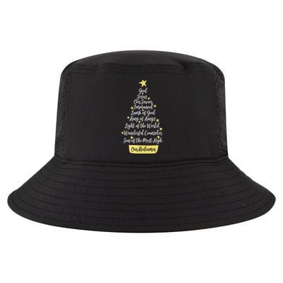 Names Of Jesus Christian Faith Christmas Tree Cool Comfort Performance Bucket Hat