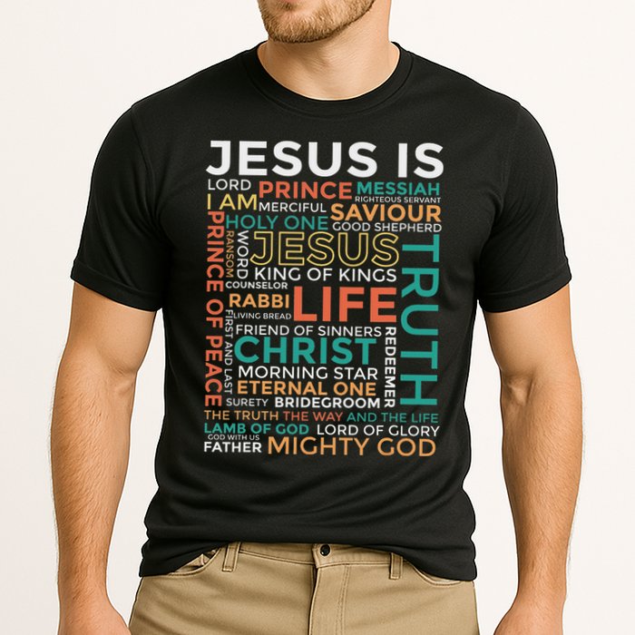Names Of Jesus Jesus Is Christian Cooling Performance Crew T-Shirt