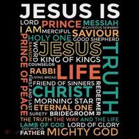 Names Of Jesus Jesus Is Christian Drawstring Bag