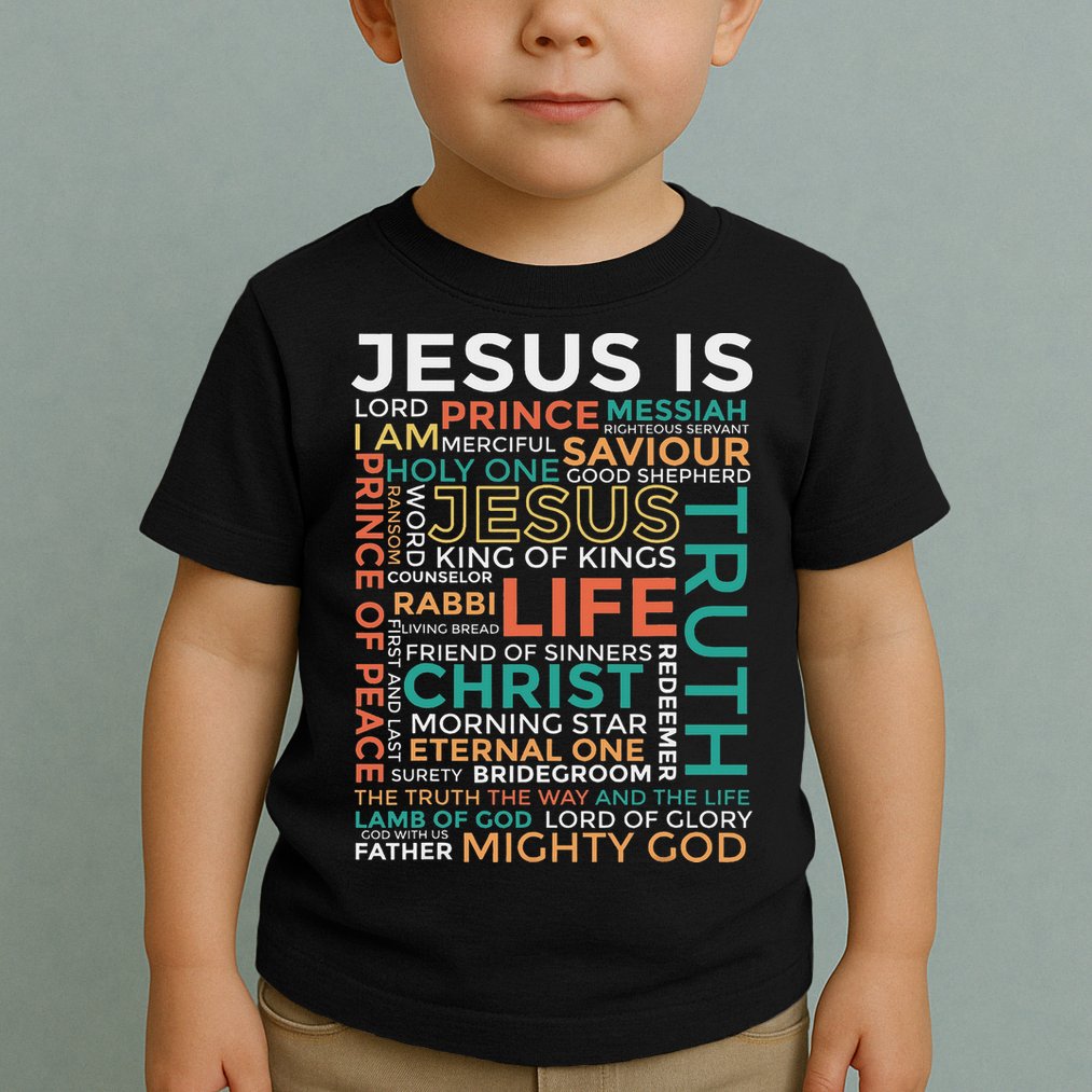 Names Of Jesus Jesus Is Christian Toddler T-Shirt