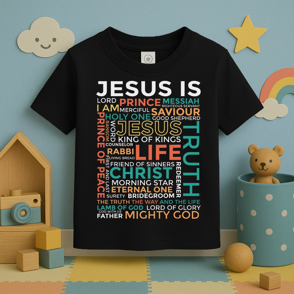 Names Of Jesus Jesus Is Christian Toddler T-Shirt